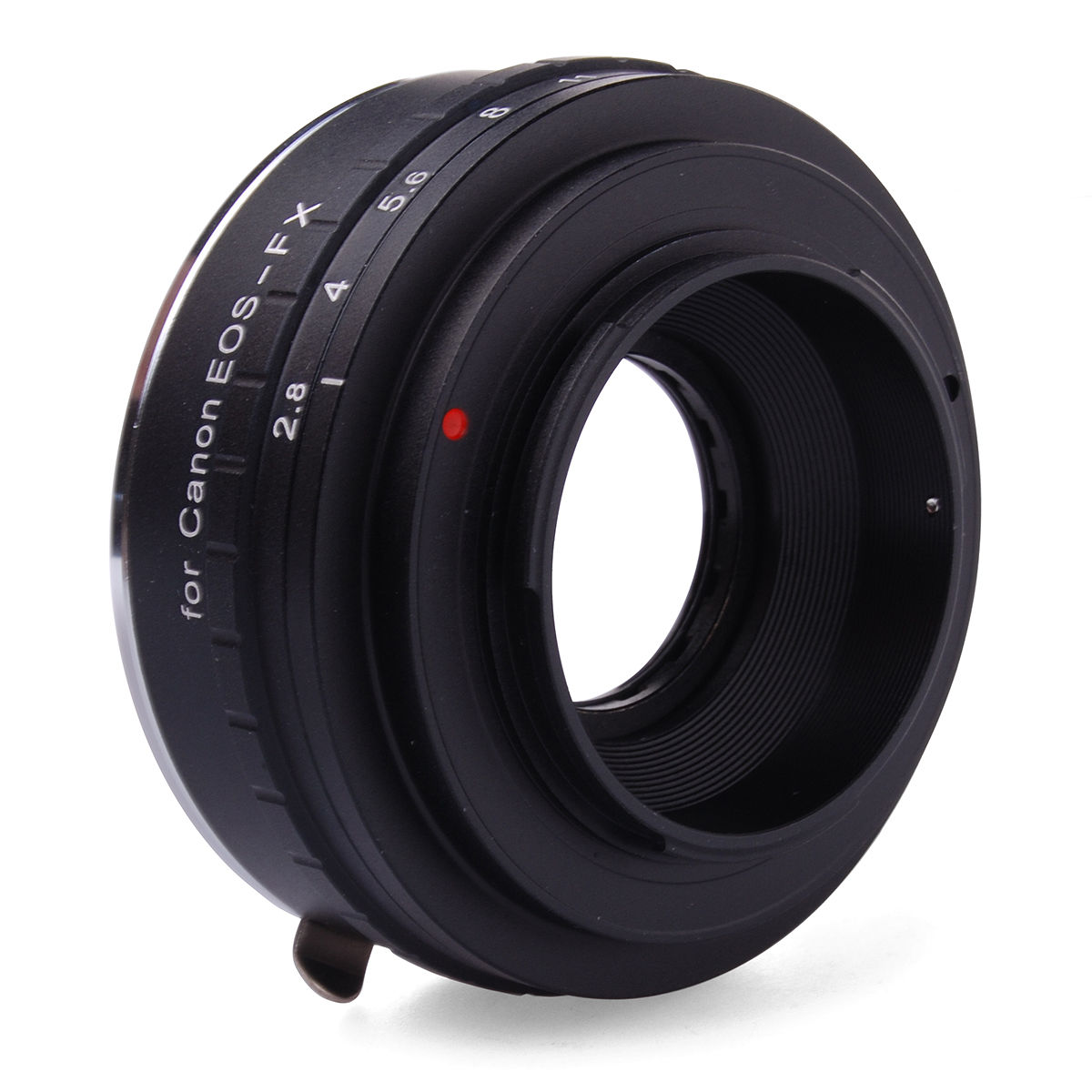 Adaptér objektivu Canon EOS na tělo Fujifilm s clonou