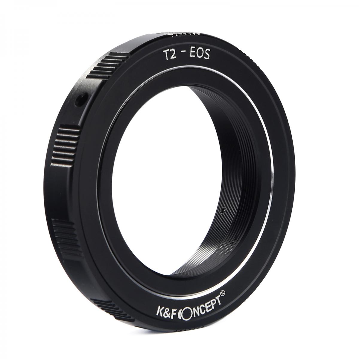 Adaptér K&F Concept z objektivu T2 na Canon EOS