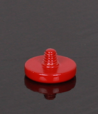 Button na analogové a FUJI fotoaparáty - červený