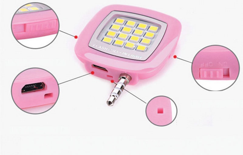 Selfie světlo na mobilní telefon