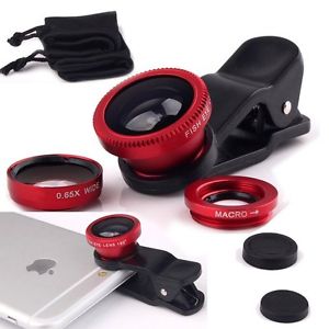 Set objektivů pro mobilní telefony 3v1