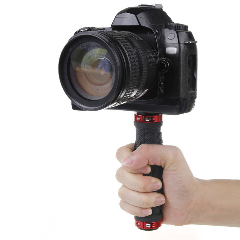 Stabilizační ruční držák na fotoaparát/světla/blesky