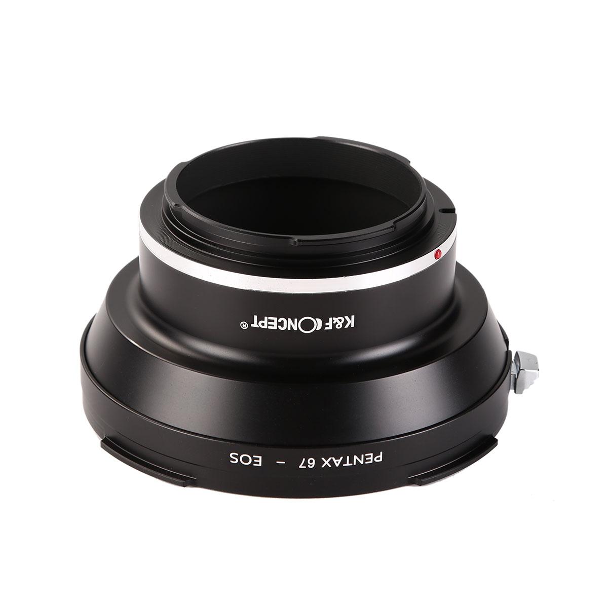 Redukce K&F Concept z objektivu Pentax 67 na Canon EOS