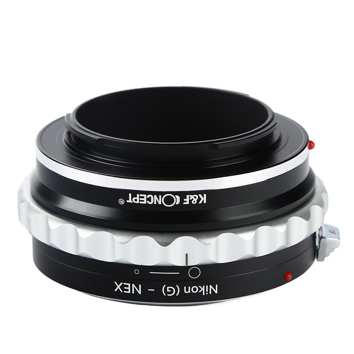 Redukce K&F Concept z objektivu Nikon G (Ai) na SONY E