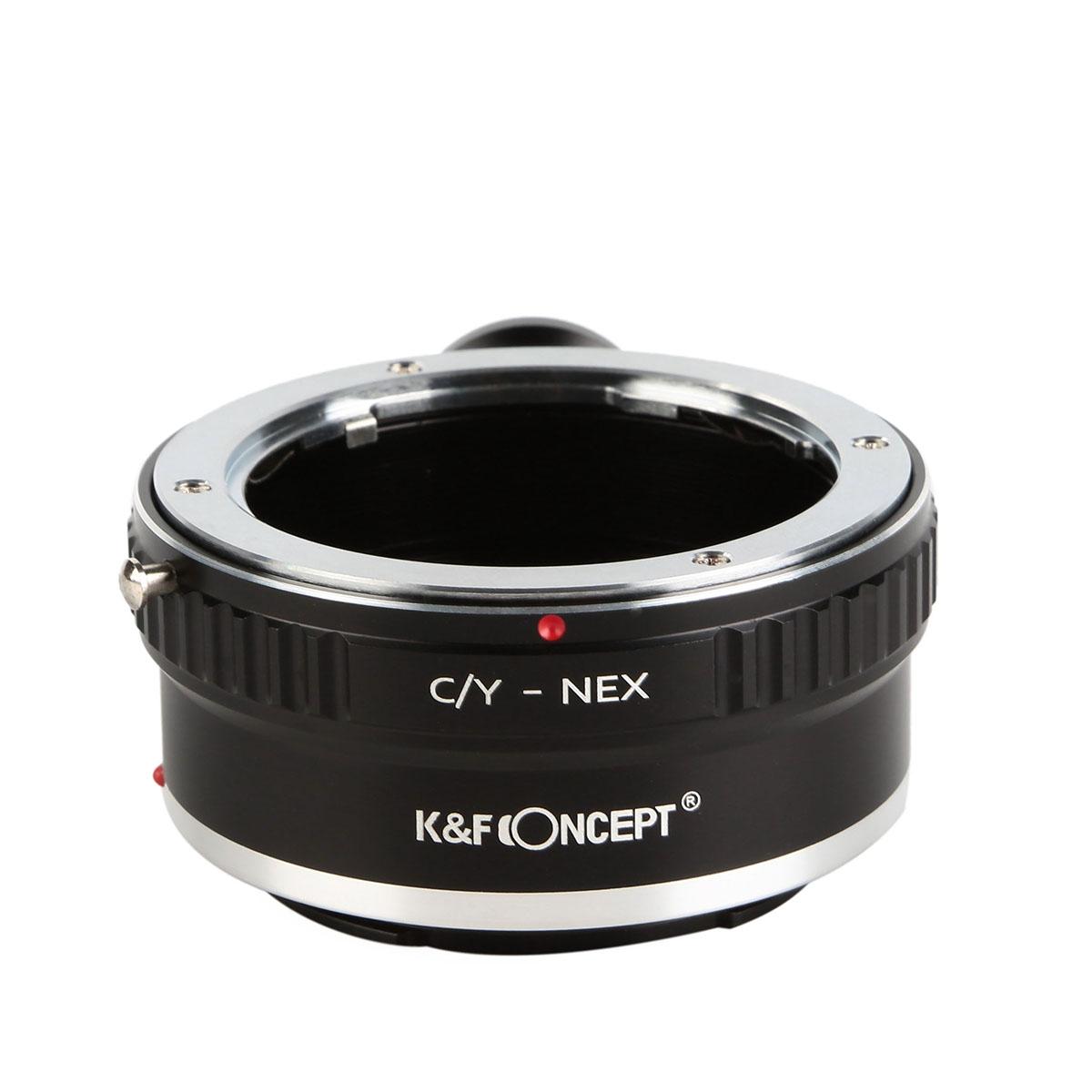 Redukce K&F Concept z objektivu Contax/Yashica na SONY E s držákem na stativ