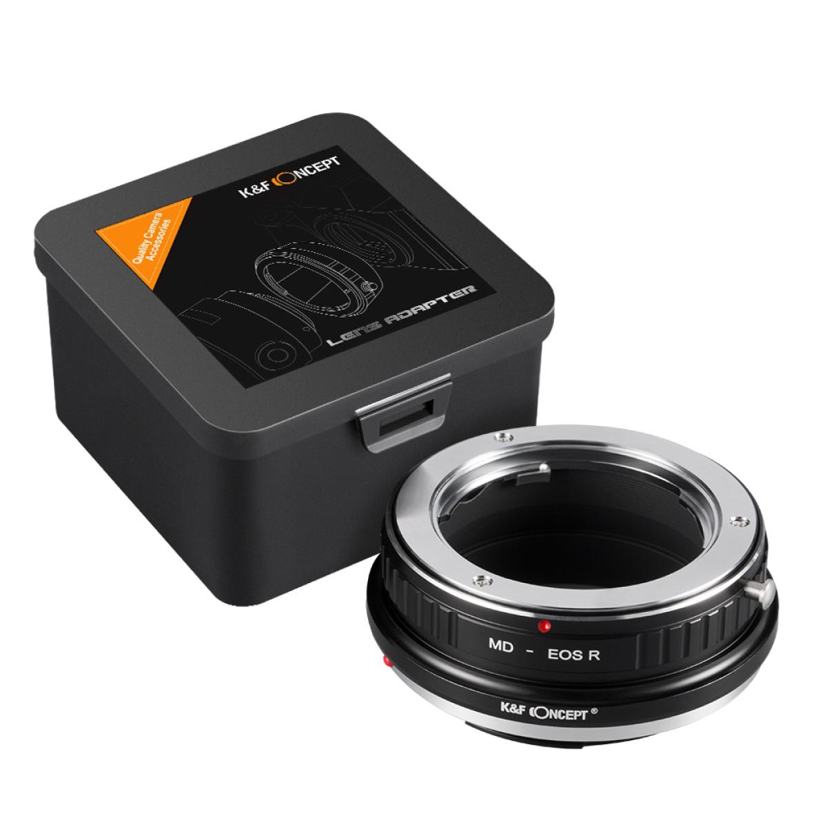 Redukce K&F Concept z objektivu Minolta MD na CANON EOS R