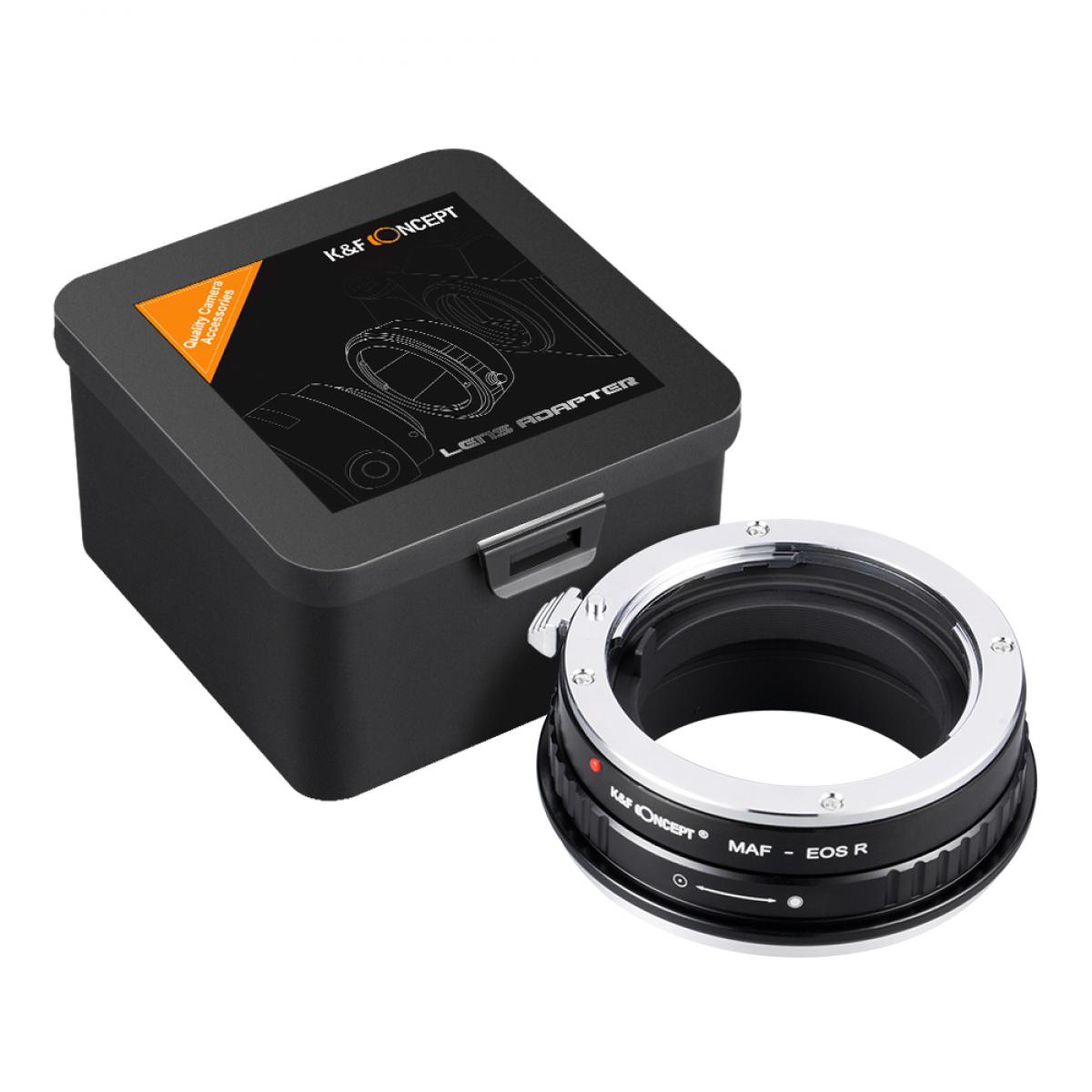 Redukce K&F Concept z objektivu Minolta A / Sony A na CANON EOS R
