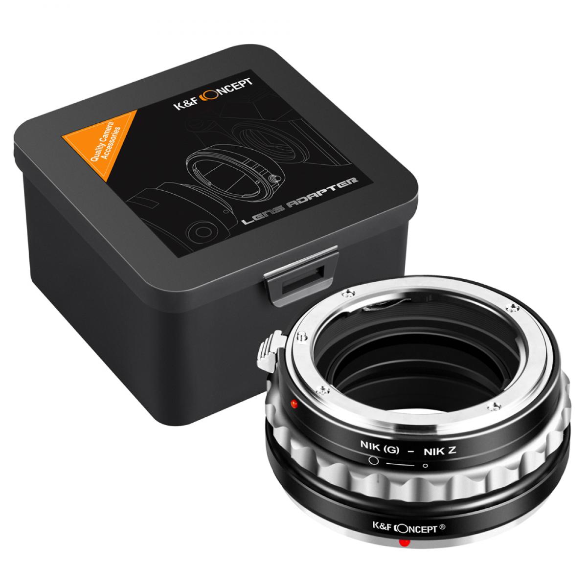 Redukce K&F Concept z objektivu Nikon G na Nikon Z