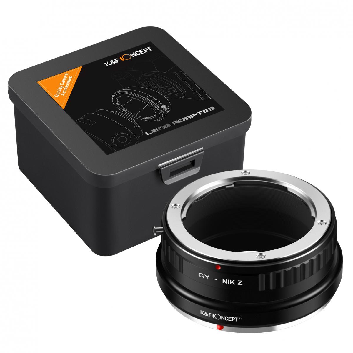 Redukce K&F Concept z objektivu Contax/Yashica na Nikon Z