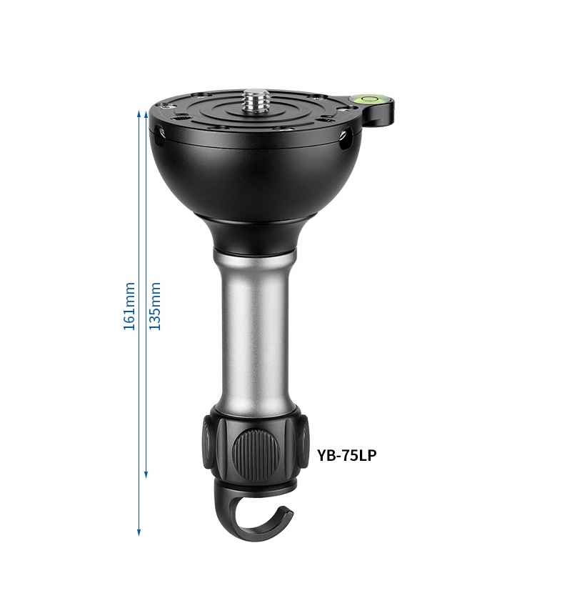 Půlkulový nivelační adaptér Leofoto YB-75LP