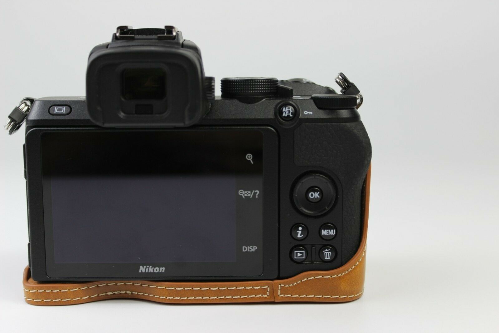 Kožené pouzdro pro Nikon Z 50 hnědé