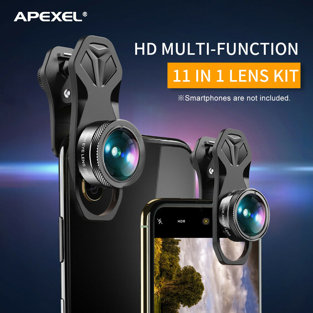 APEXEL APL-DG11 profi sada objektivů pro mobilní telefony