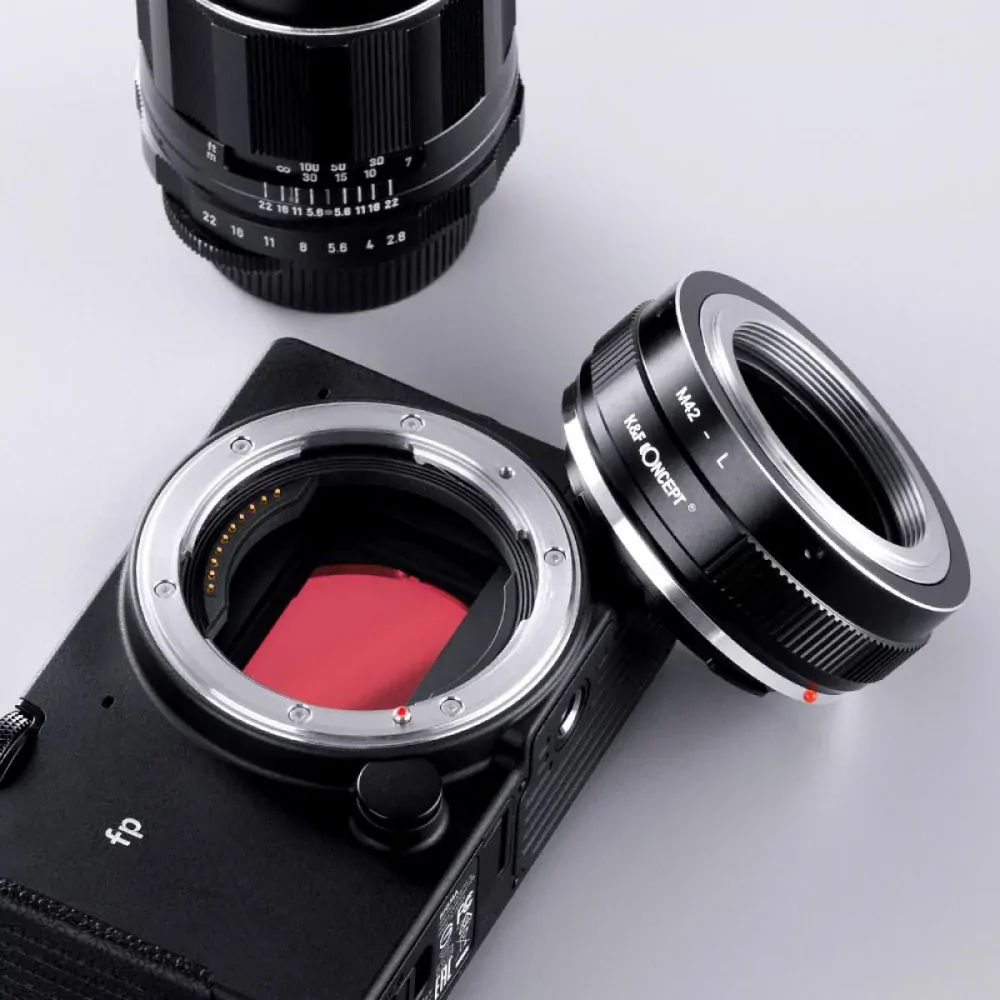 Redukce K&F Concept z objektivu M42 na LEICA L