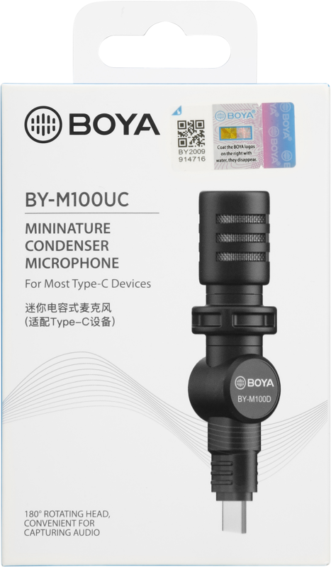 mikrofon pro mobilní telefony BY-M100UC / Plug and Play Microphone / for Type-C devices