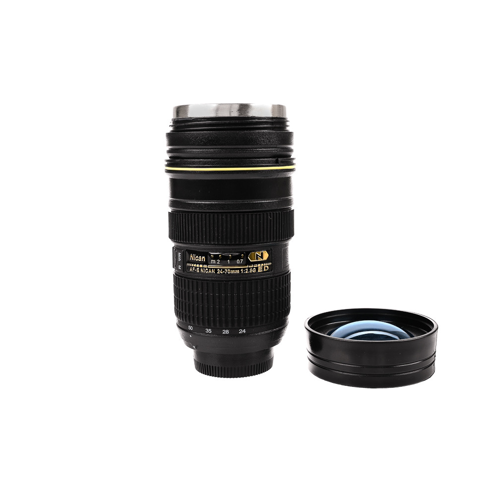Termohrnek objektiv Nikon AF-S 24-70mm f/2.8 s čočkou