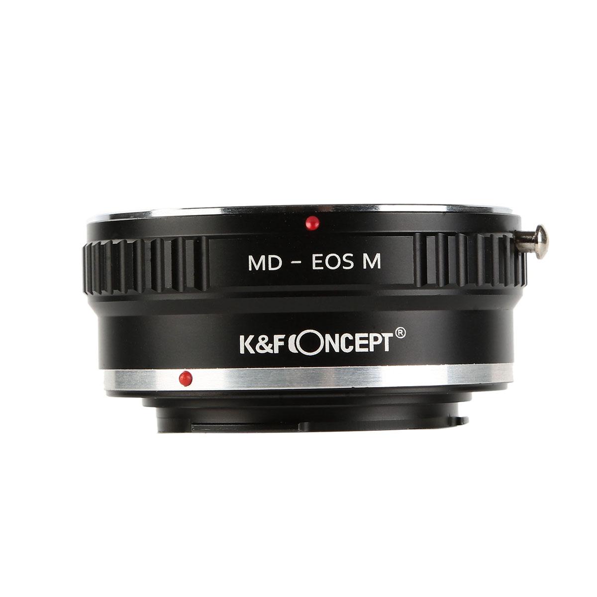 Redukce K&F Concept z objektivu Minolta MD na CANON EOS M