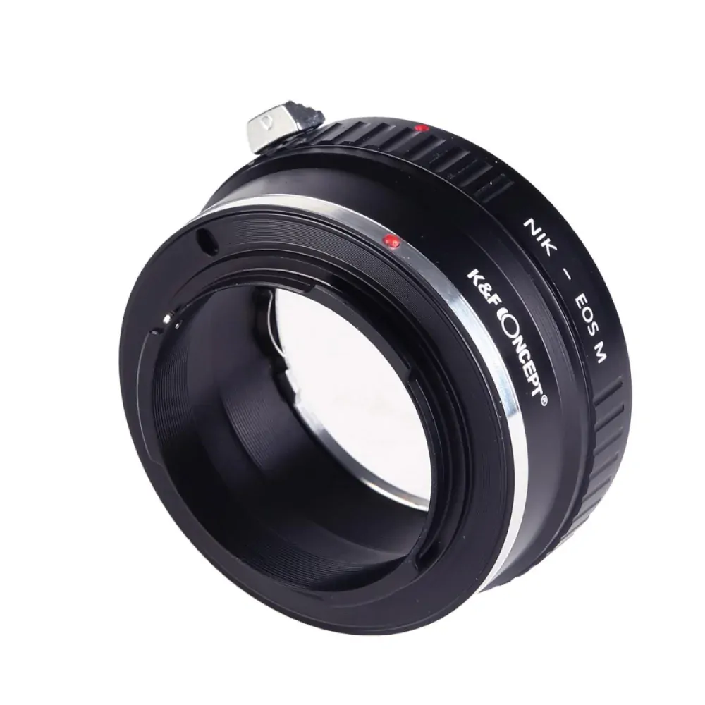 Redukce K&F Concept z objektivu Nikon Ai na CANON EOS M