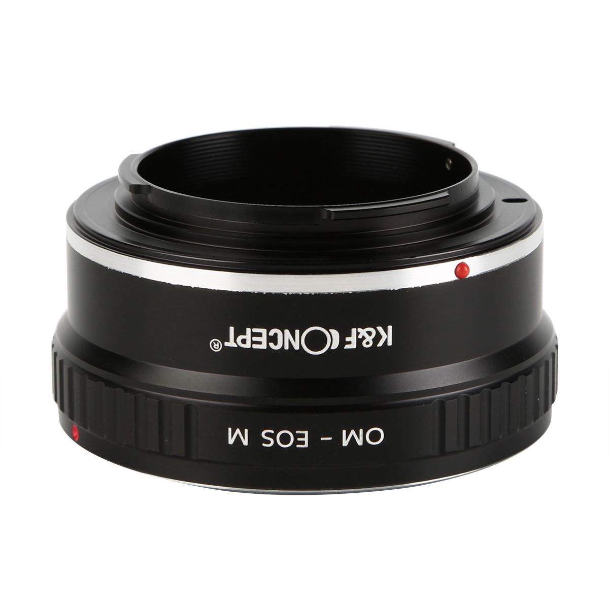 Redukce K&F Concept z objektivu Olympus OM na CANON EOS M