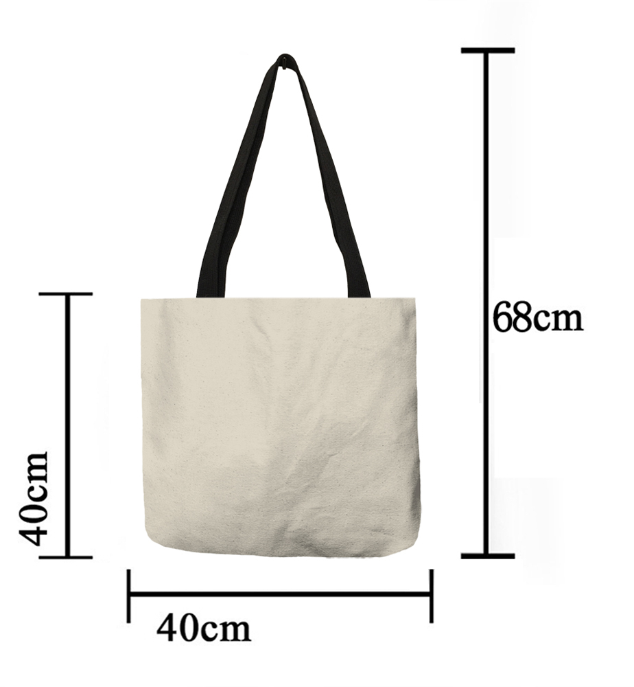 Plátěná taška přes rameno s foto motivem v7 pytlová oboustranná