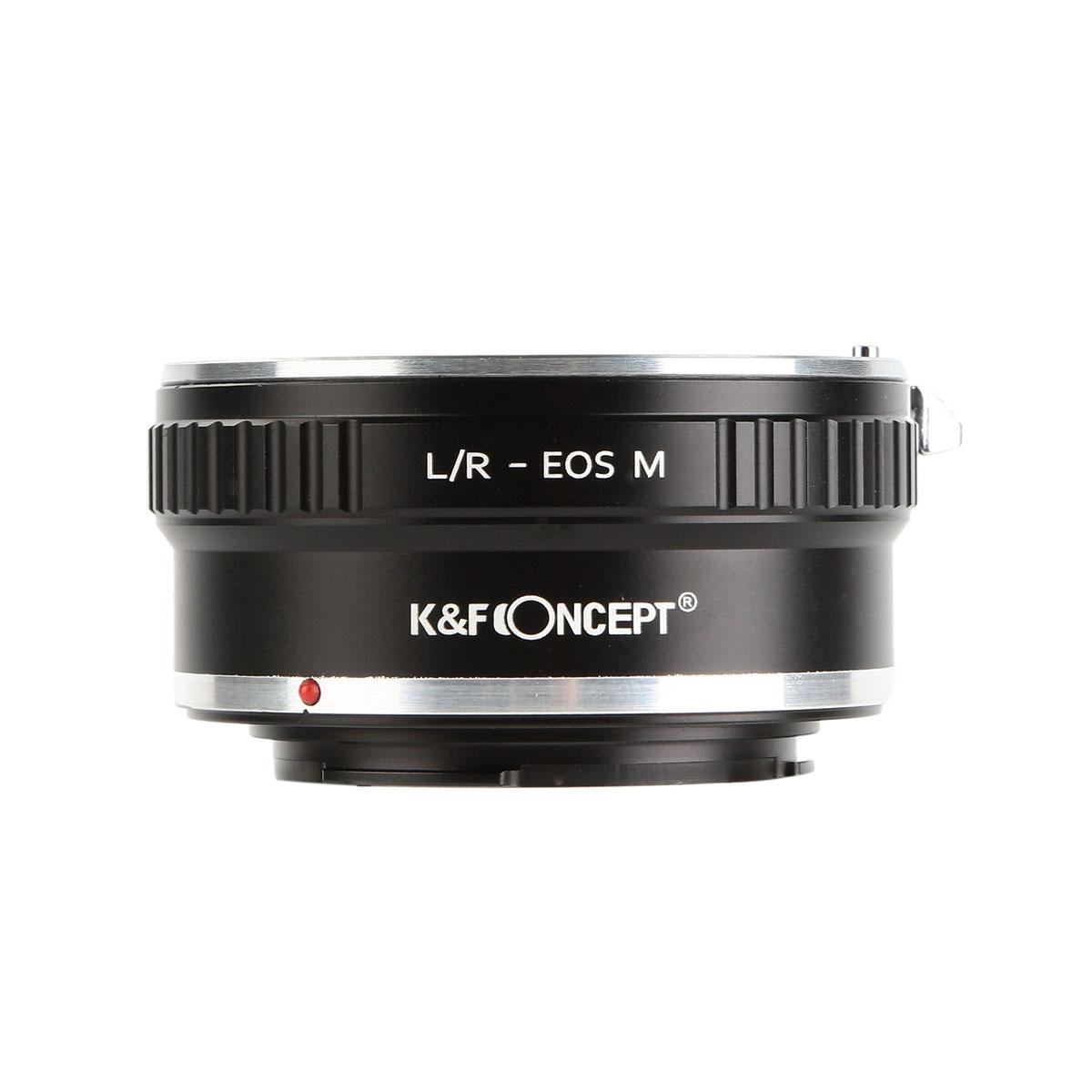 Redukce K&F Concept z objektivu Leica R na CANON EOS M