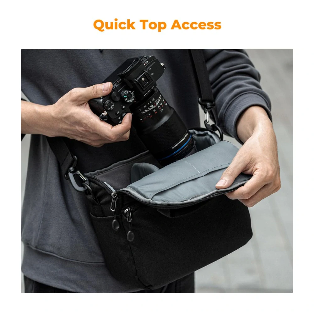 Foto brašna K&F Concept Sling Bag 5L Urban Wander černá