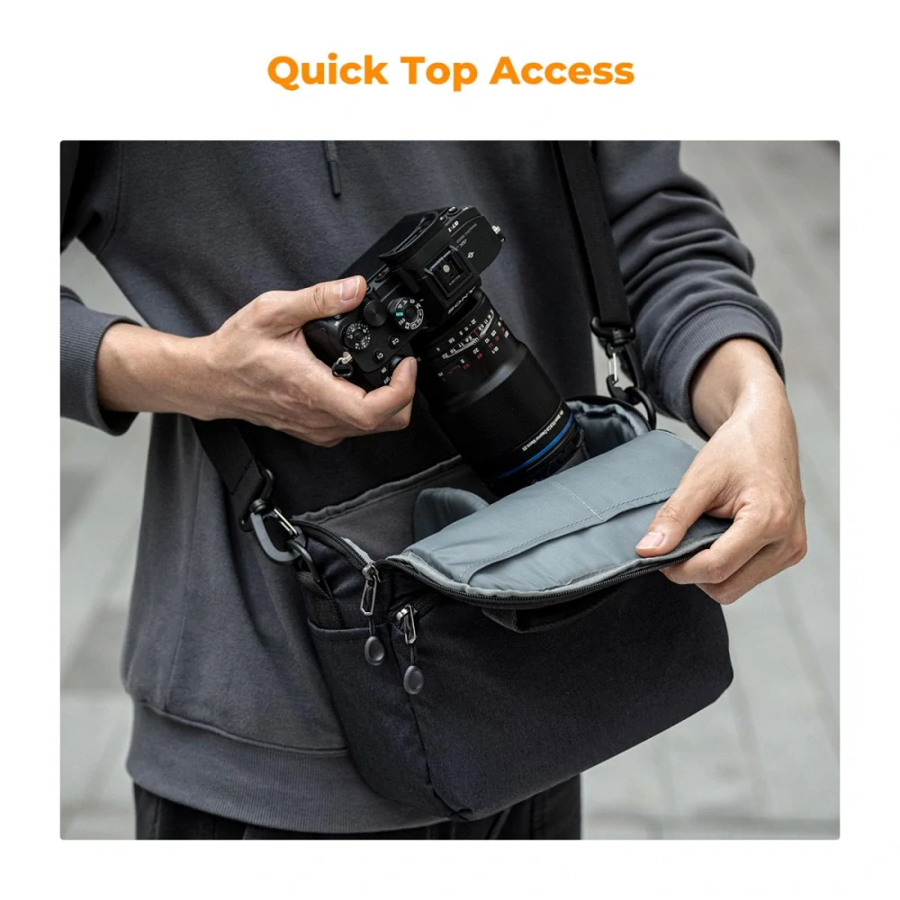 Foto brašna K&F Concept Sling Bag 5L Urban Wander modrá