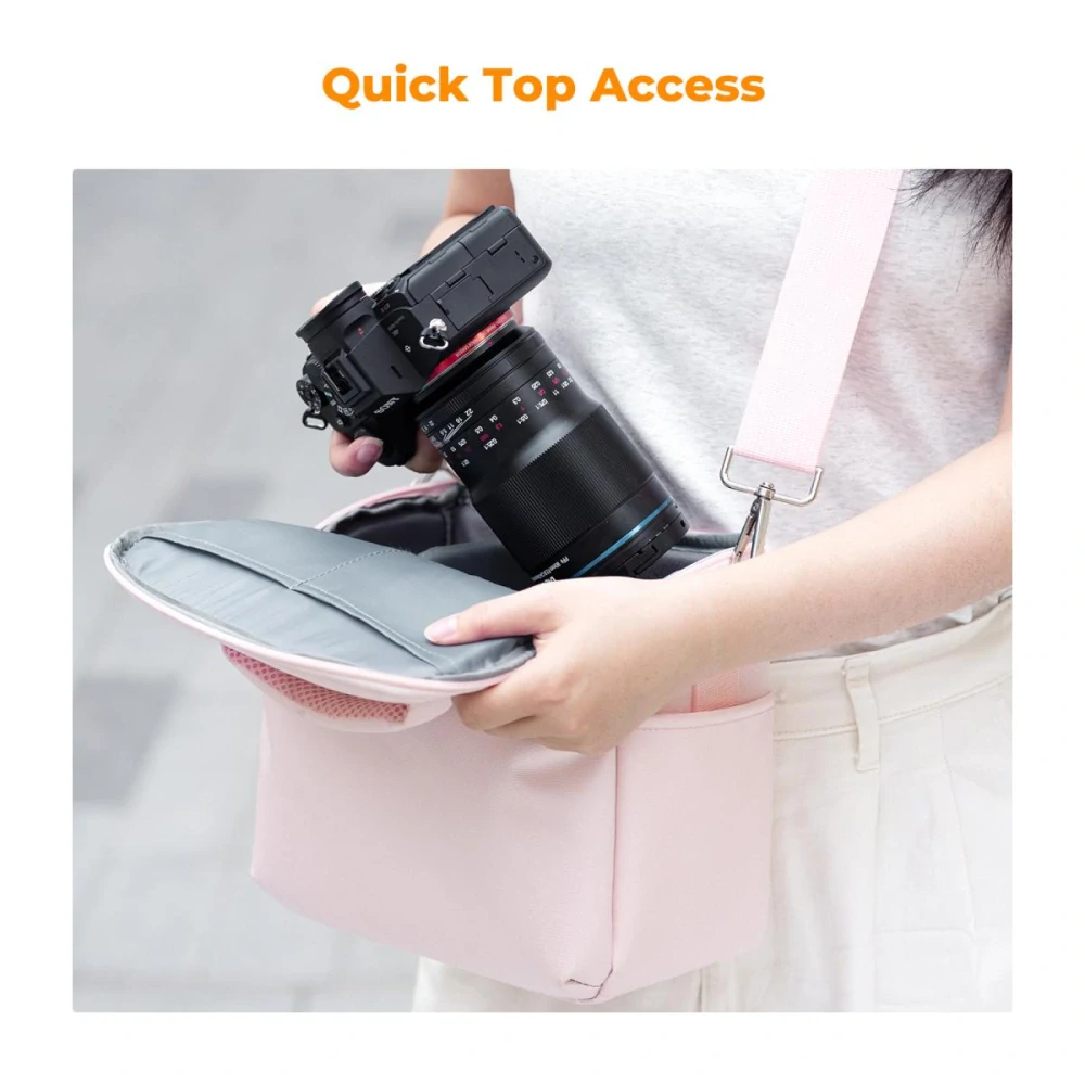 Foto brašna K&F Concept Sling Bag 5L Urban Wander růžová