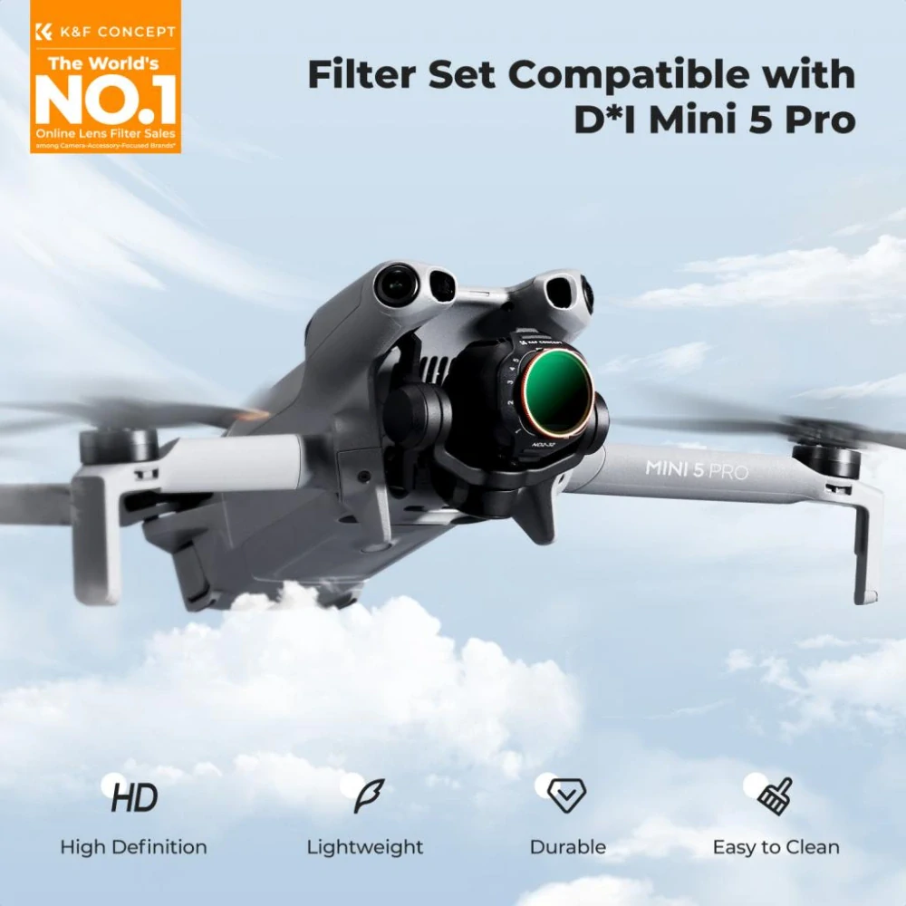 K&F Concept Sada variabilních ND filtrů pro DJI Mini 5 Pro, 2 kusy
