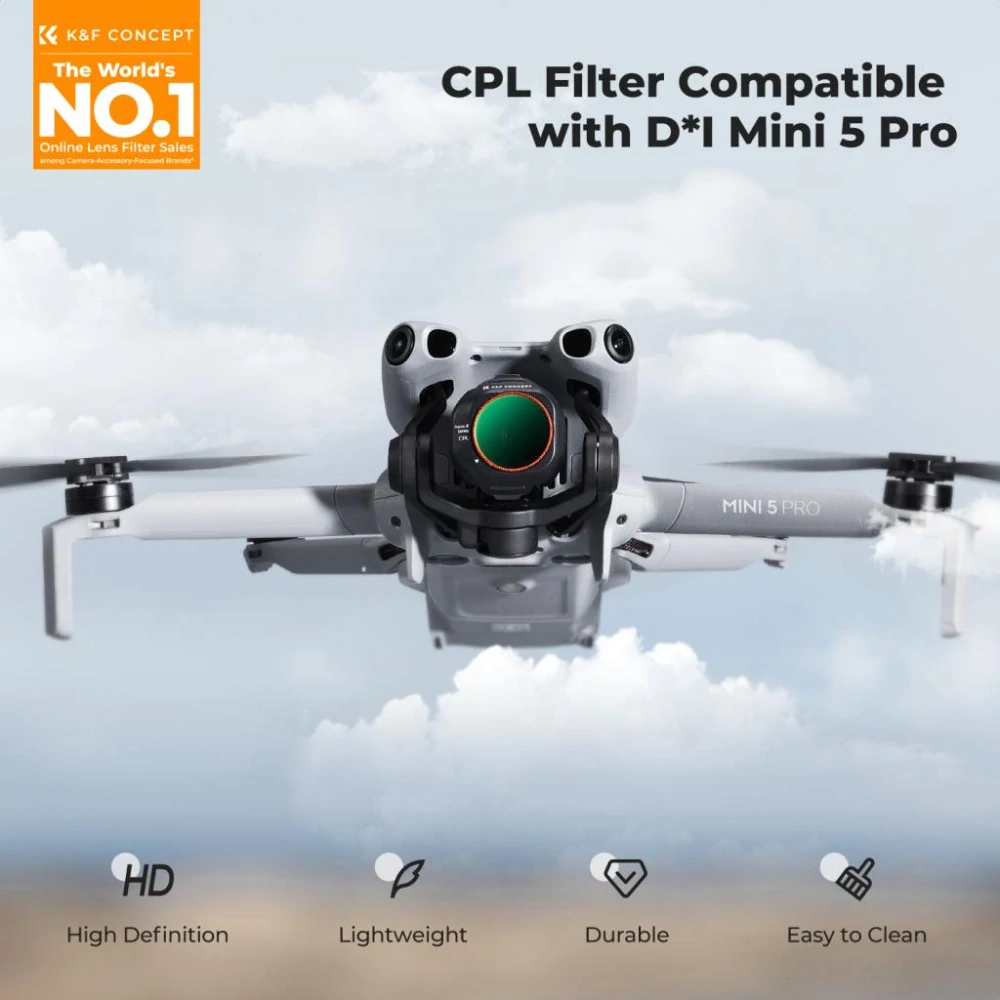 K&F Concept CPL filtr pro DJI Mini 5 Pro