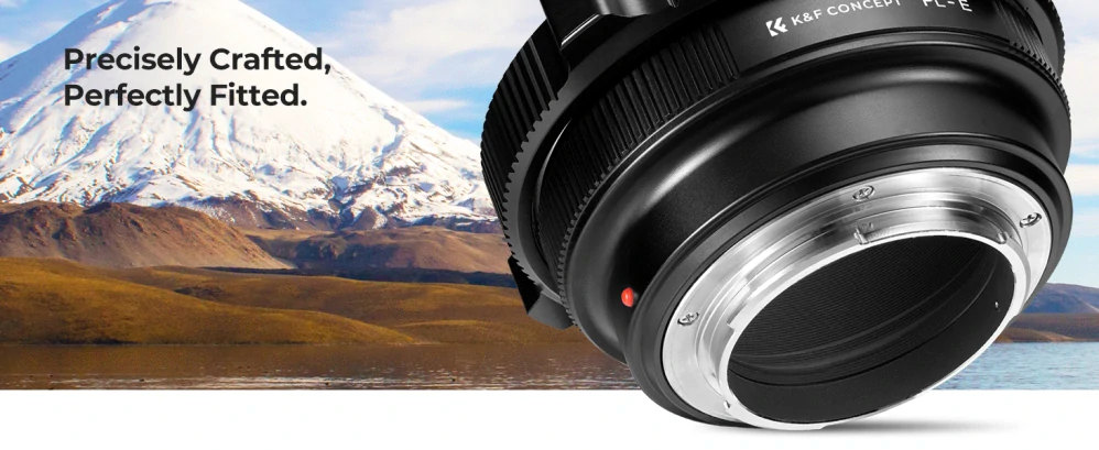 Redukce K&F Concept z objektivu PL na Sony E