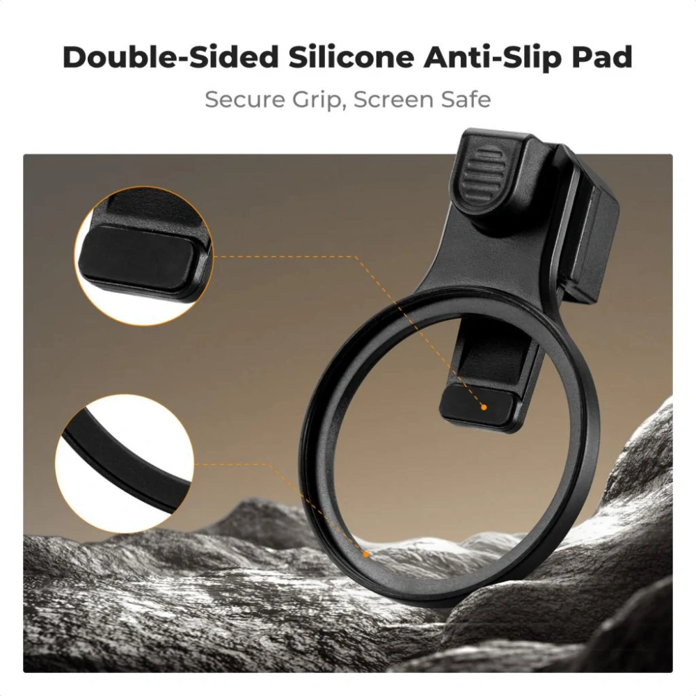 K&F Concept Adaptér na 58mm filtry s klipem pro mobilní telefony včetně odolného pouzdra