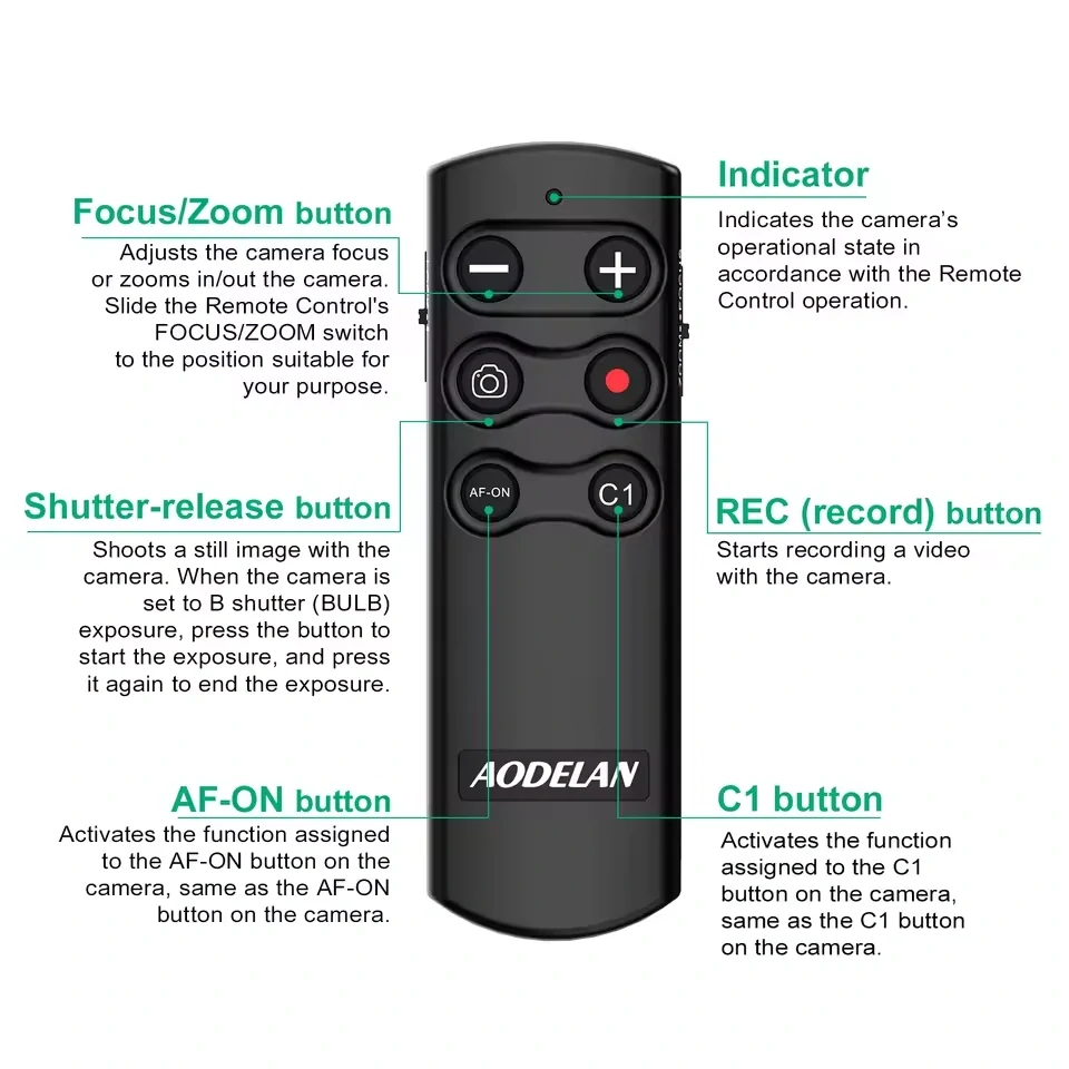 Bezdrátová Bluetooth spoušť pro Sony fotoaparáty (náhrada RMT-P1BT)