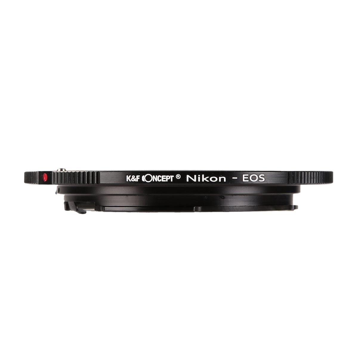 Redukce K&F Concept z objektivu Nikon na Canon EOS