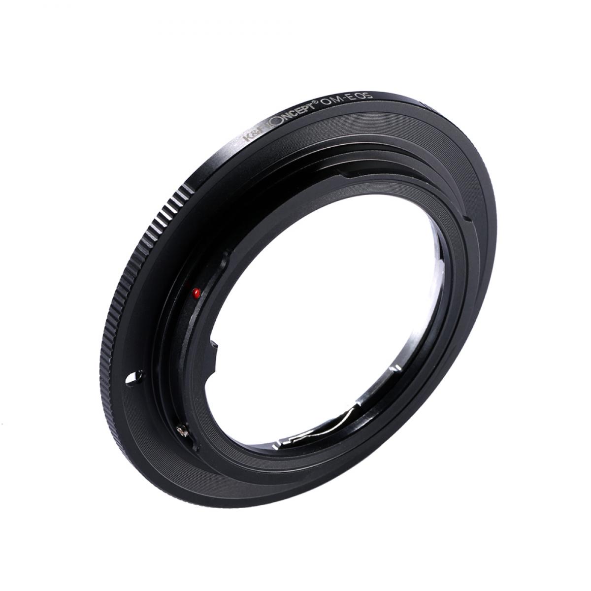 Redukce K&F Concept z objektivu Olympus OM na Canon EOS