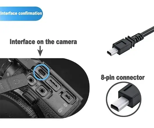 USB kabel 8-pin pro Nikon