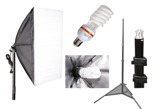 Day light set 180W se softboxem