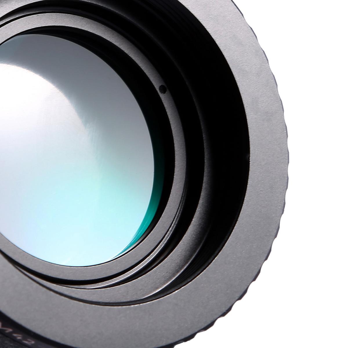 Redukce K&F Concept z objektivu M42 na Nikon s optickým členem