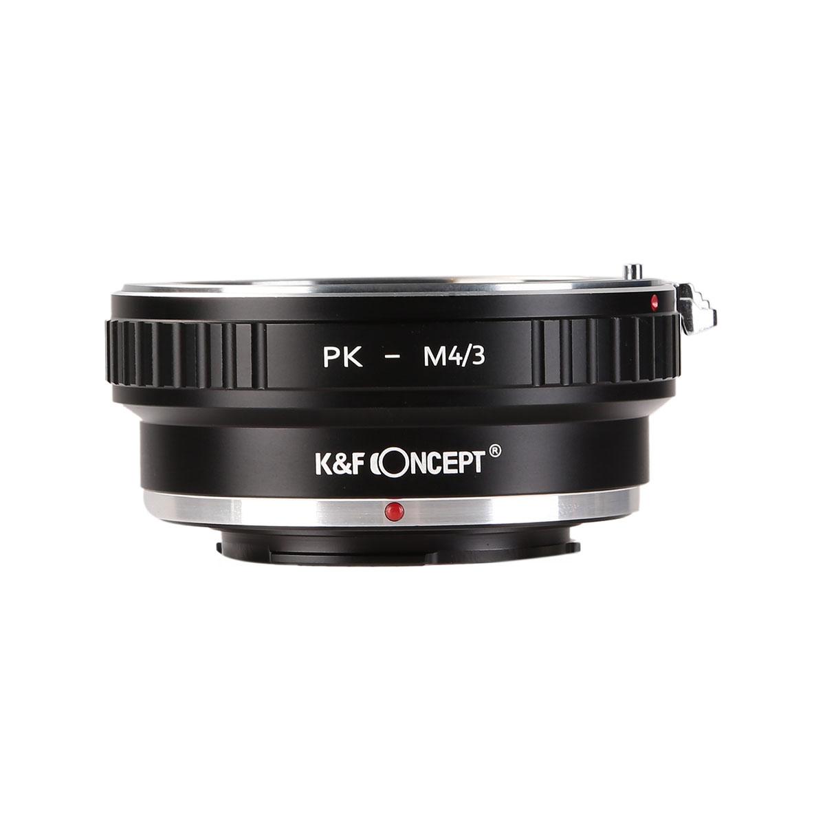 Redukce K&F Concept z objektivu Pentax K na OLYMPUS micro 4/3