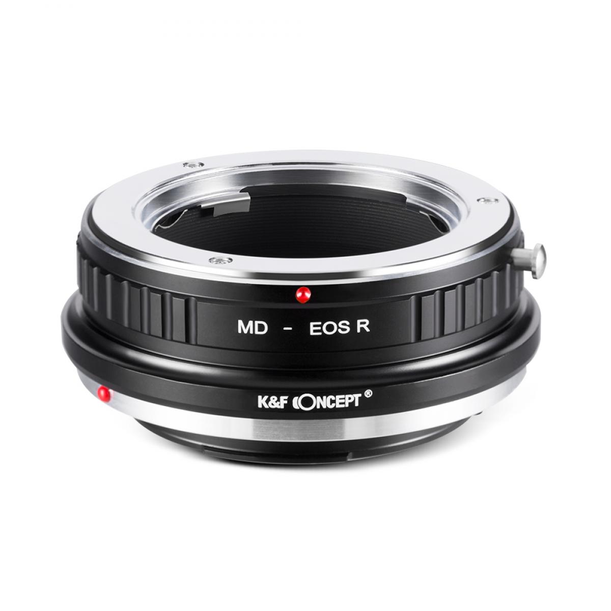 Redukce K&F Concept z objektivu Minolta MD na CANON EOS R