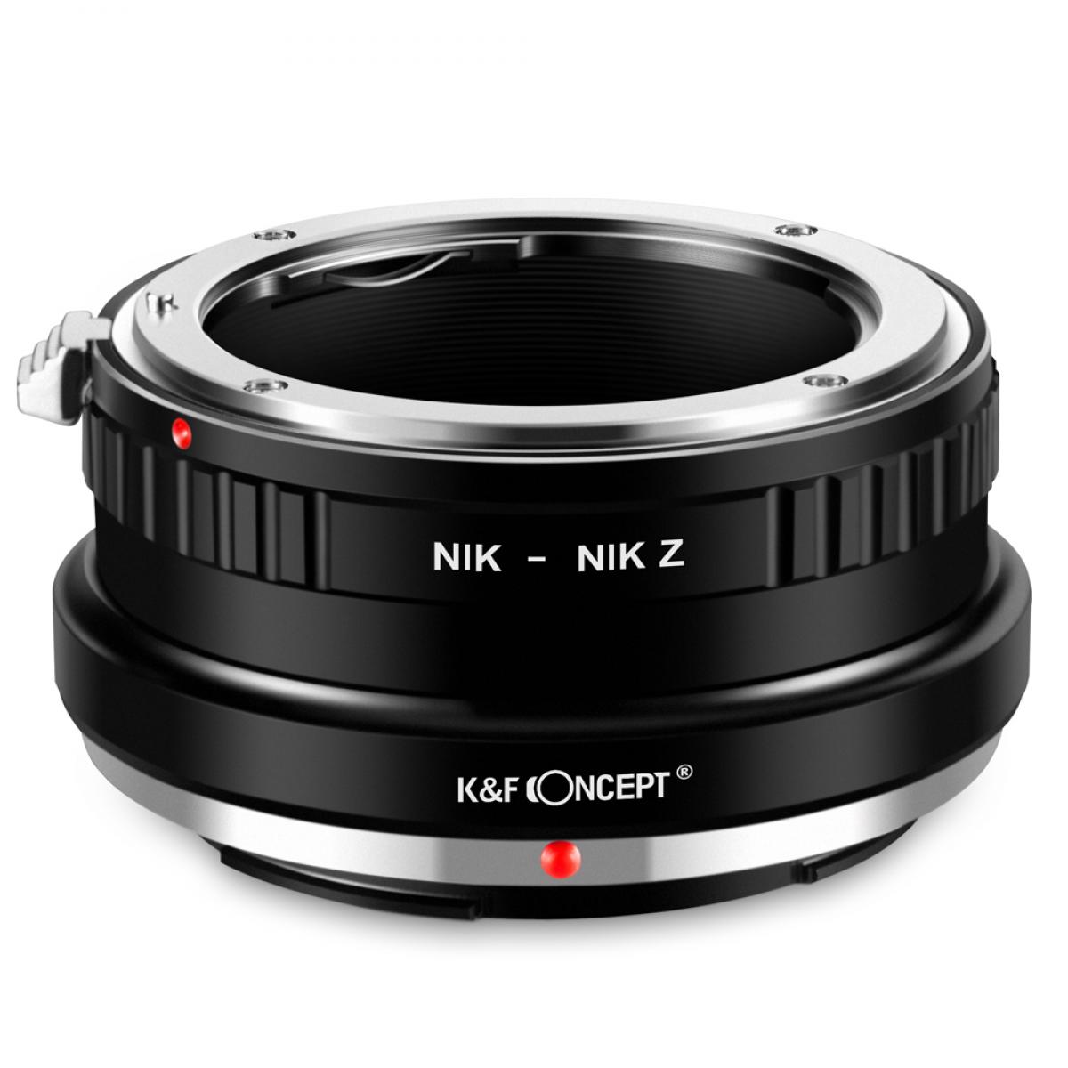 Redukce K&F Concept z objektivu Nikon F na Nikon Z
