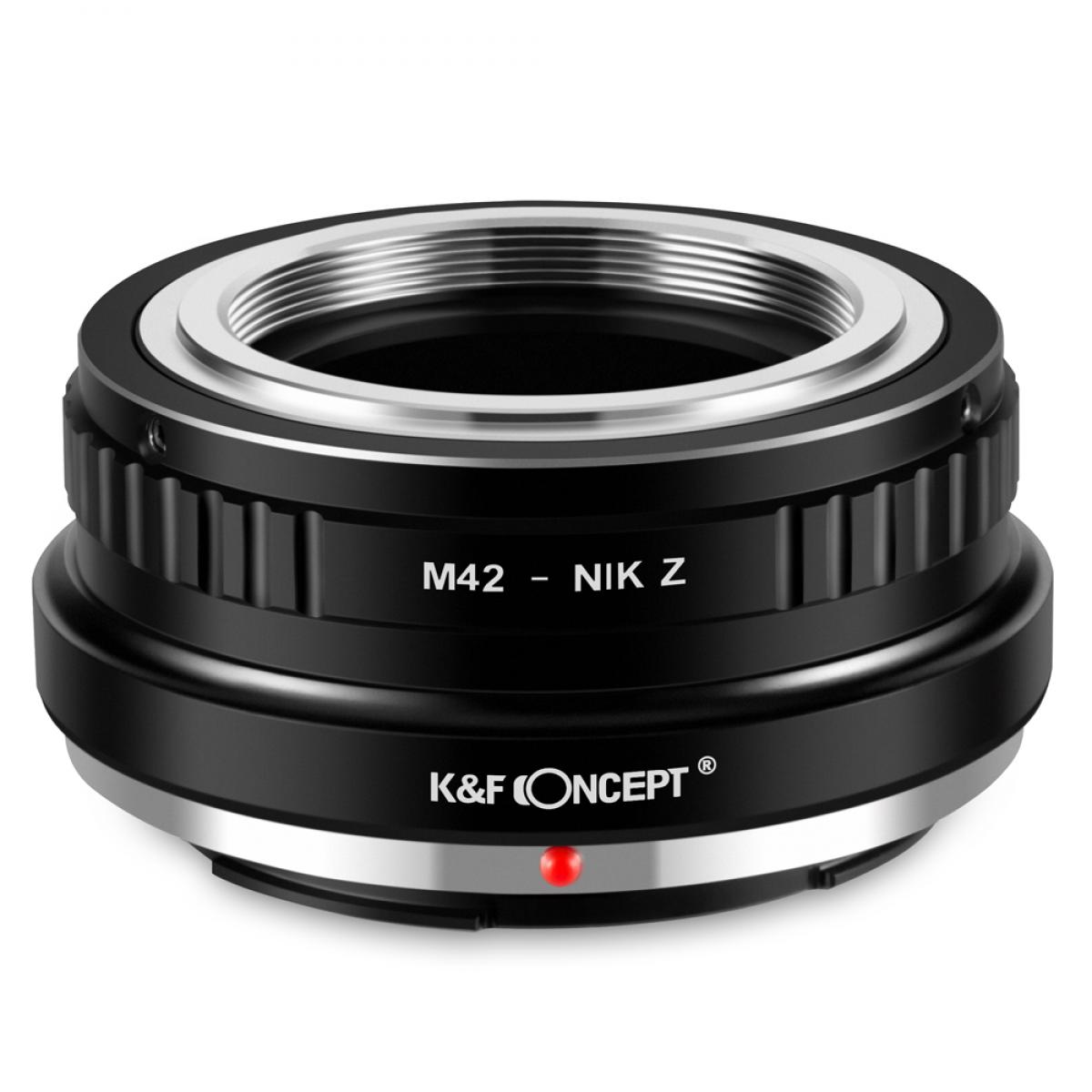 Redukce K&F Concept z objektivu M42 na Nikon Z