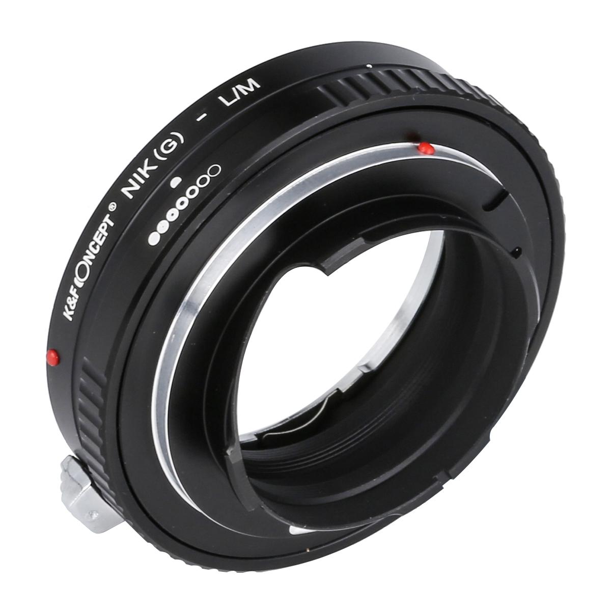 Redukce K&F Concept z Nikon G/F/Ai/Ais/D na Leica M