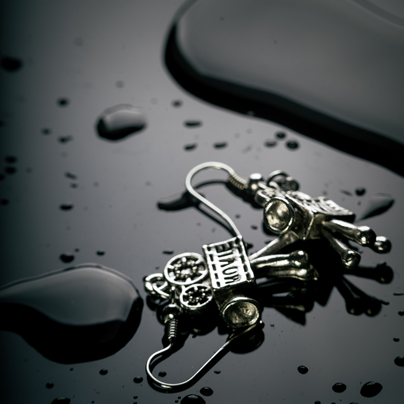 Náušnice - fotoaparát - kamerka