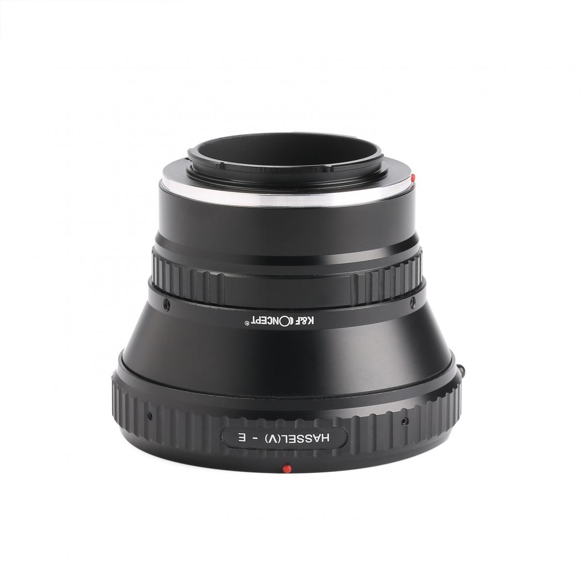 Redukce K&F Concept z objektivu Hasselblad V na SONY E
