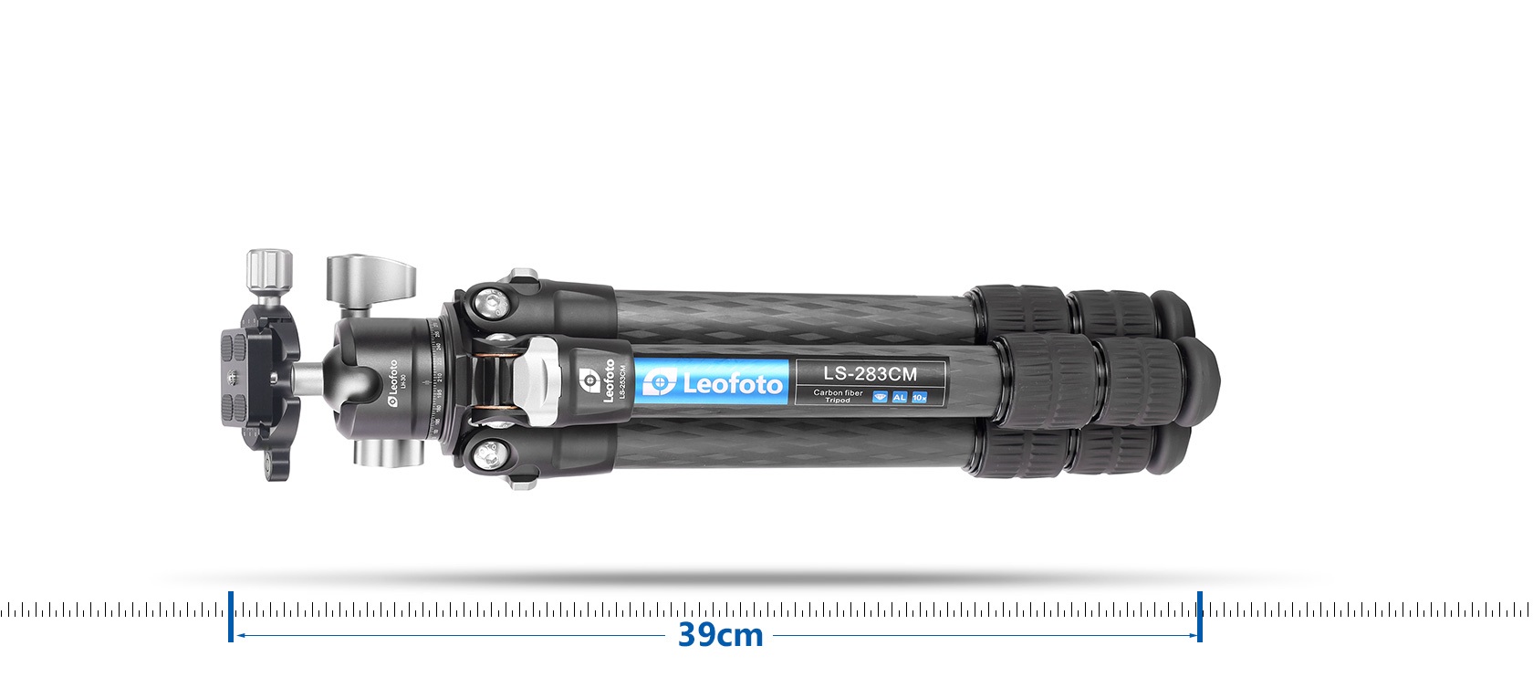 Tripod Leofoto Ranger LS-283CM s hlavou LH30