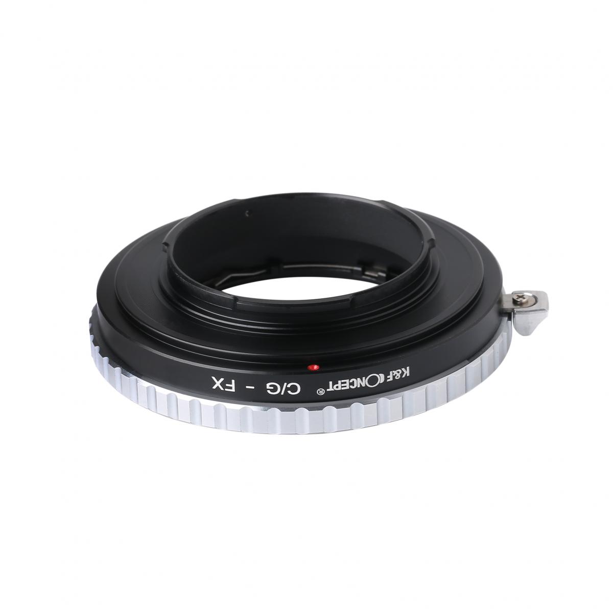 Redukce K&F Concept z objektivu Contax G na Fujifilm X