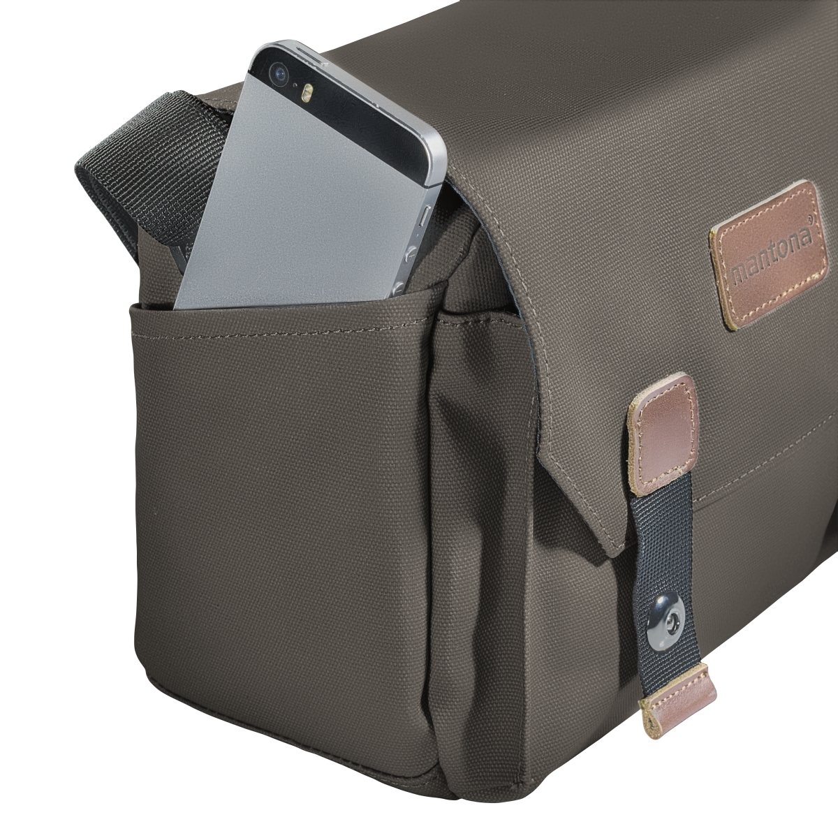 Fotobrašna Mantona Milano Piccolo Brown