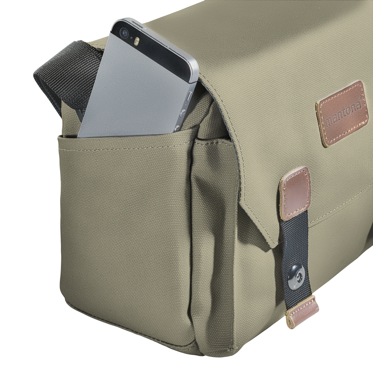 Fotobrašna Mantona Milano Piccolo OliveGreen