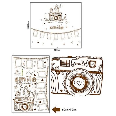 Nálepka na zeď rámečky / fotoaparát 3