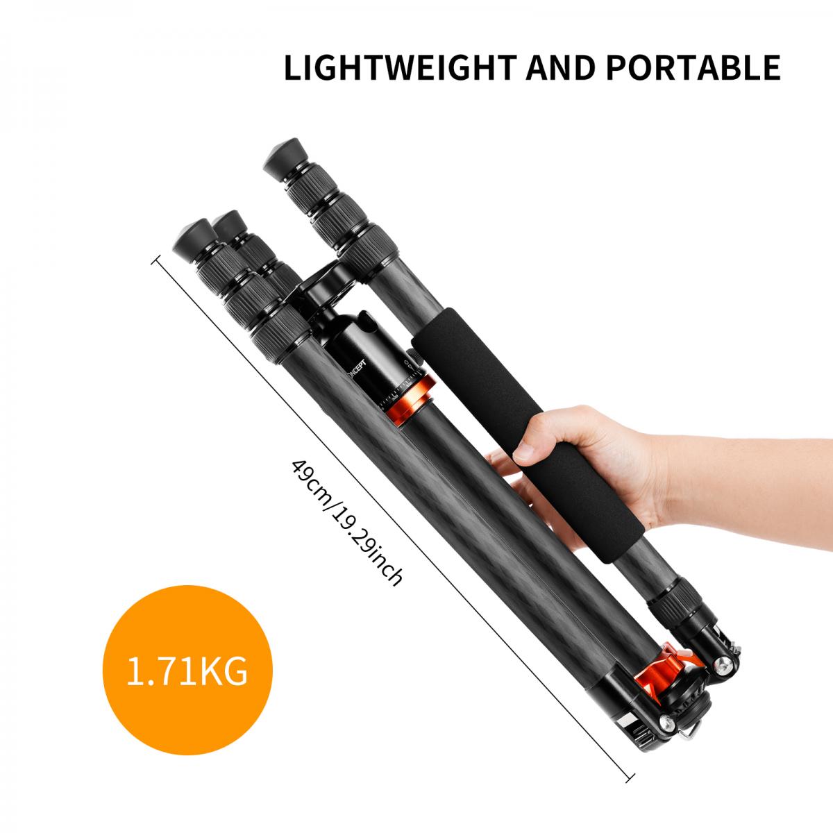 Bytelný karbonový stativ K&F Concept SA284C1